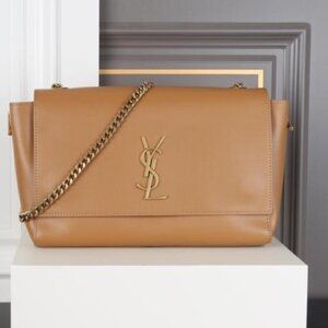 Yves Saint Laurent Camel Leather Shoulder Bag